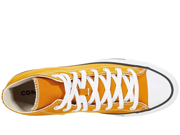 Women's Converse Chuck Taylor All Star High-Top Sneaker - Saffron Yellow - Size Womens 11, Mens 9