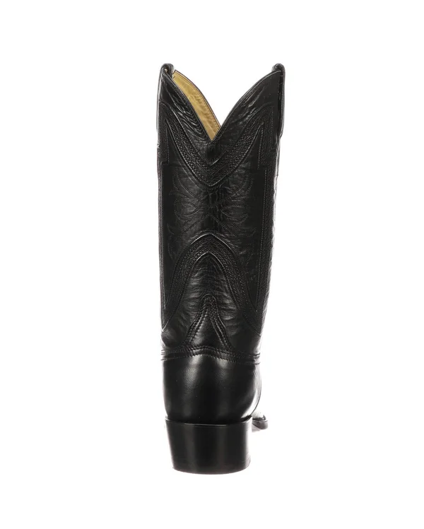 Lucchese GY1503.63 Collins Collins Mens Black Baby Buffalo Boots