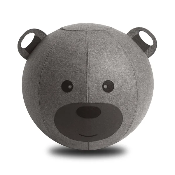 Vivora Niko Children's Inflatable 18 inch Bounce Exercise Ball Chair, Brown Bear