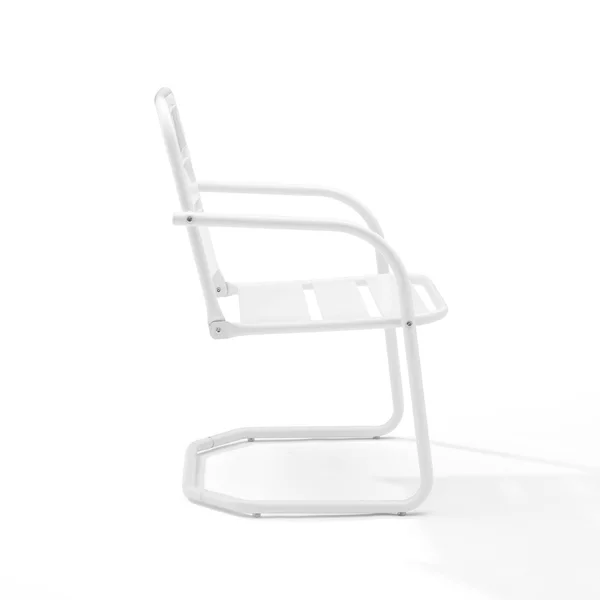 Crosley Brighton Metal Chair Set of 2 - White