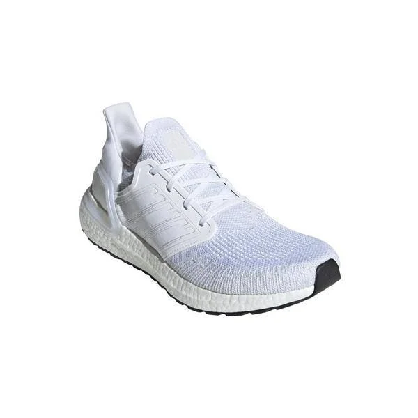 Men's Ultraboost 20 Running Shoes in White Size 10.0 - Knit by Adidas