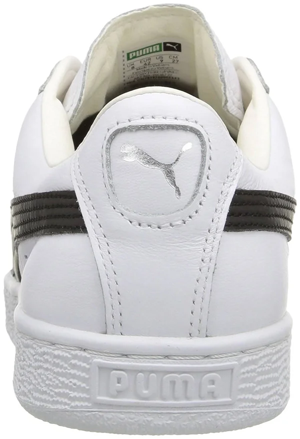 Puma Basket Classic LFS-White Black-10.5