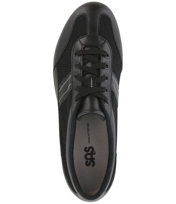 SAS Women's ft Mesh White 5 Double Wide