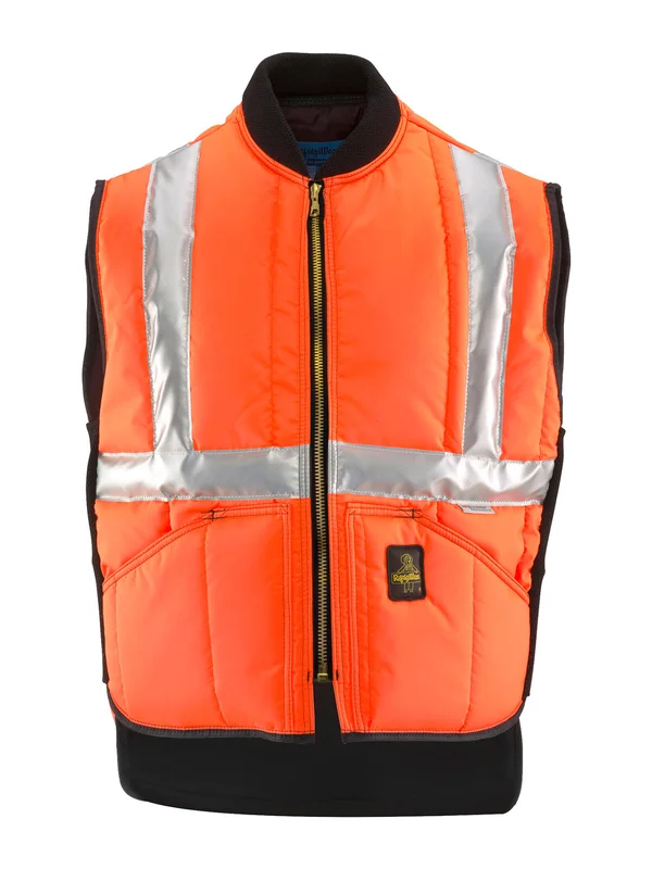 Refrigiwear Iron-Tuff HiVis Vest with Reflective Tape - X-Large - Orange
