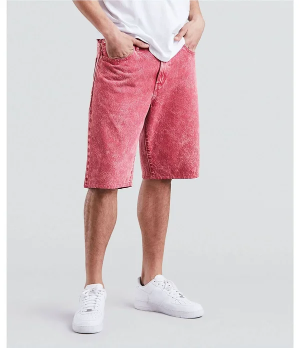 Levi&s Men's 569 Loose-Fit Shorts - Red 30