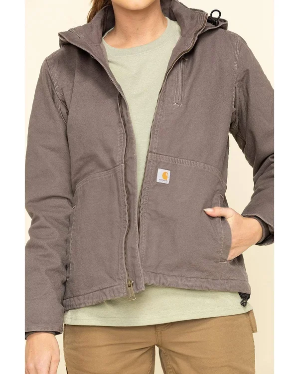 Carhartt Full Swing Caldwell Jacket, Women's Taupe Gray/Shadow