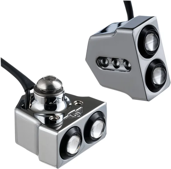 Joker Machine Rat Eye LED Side Mount Turn Signals - 05-208-AB