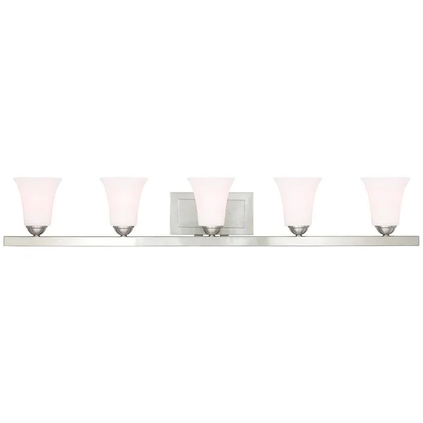 Livex Lighting 6485-04 Ridgedale 5-Light Bath Vanity - Black