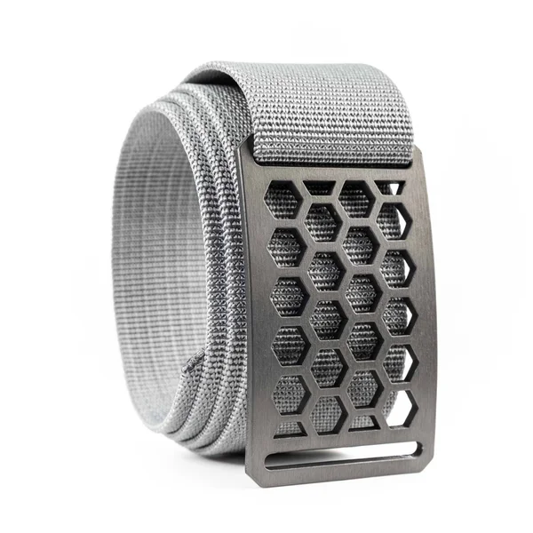Men's Honeycomb Belt, Titanium, 38