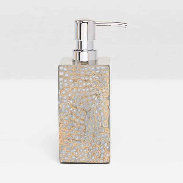 Pigeon and Poodle Callas Soap Pump, Square, Silver