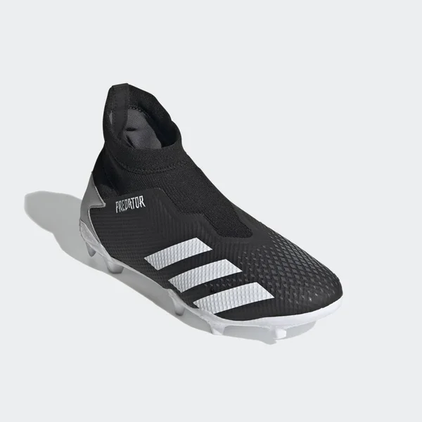 Adidas Predator Mutator 20.3 Laceless Firm Ground Cleats Black 4 - Mens Soccer Cleats