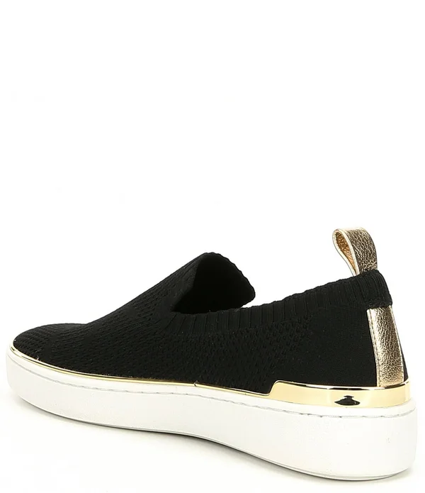 Michael Michael Kors Women's Skyler Slip-On Sneakers - Gunmetal - Size 9