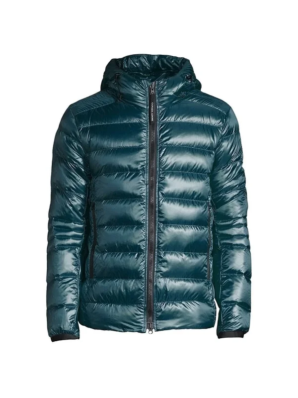 Canada Goose Men's Crofton Hooded Puffer Jacket - Moraine Lake - Size Large