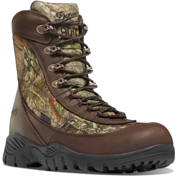 Danner Men's 8 in Element Mossy Oak Break-Up Country Hunting Boots