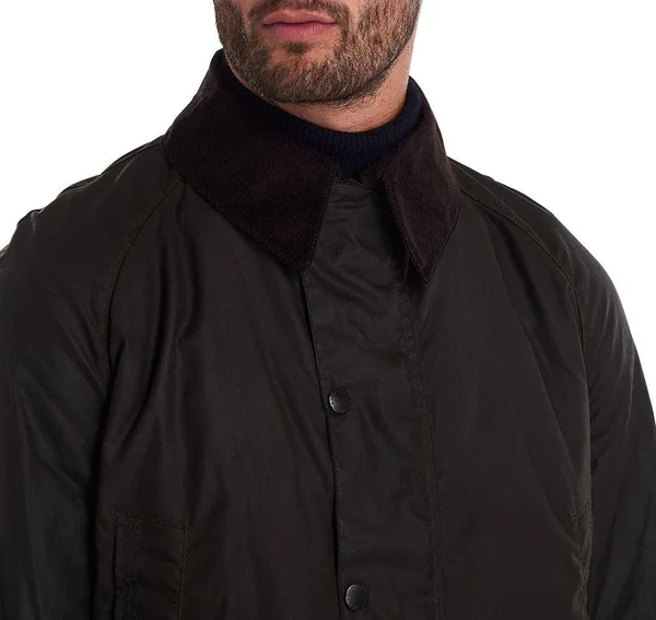 Barbour Bristol Waxed-Cotton Jacket - Navy