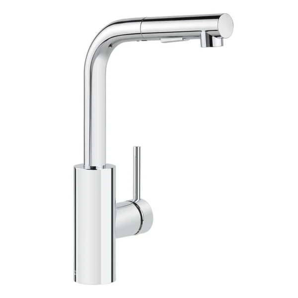 Miseno MK64 Mia Pull-Out Kitchen Faucet with Multi-Flow Spray Head - Polished Chrome