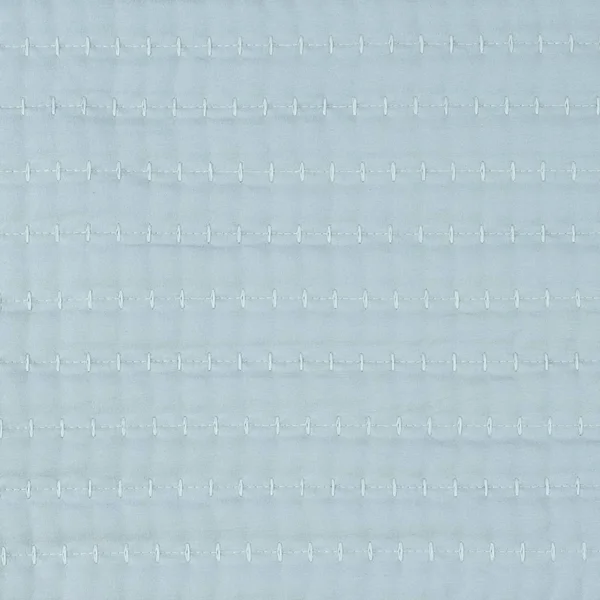 Sweet Home Collection Kate Stripe Pick-Stitch Vintage Washed Quilt and Pillow Sham Set - Turquoise - Queen