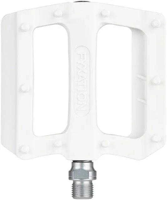 Fyxation Mesa Nylon Thin Platform Pedals - White