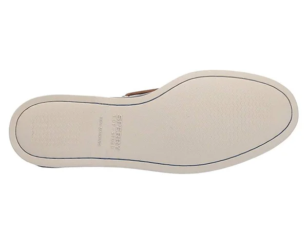Sperry Top-Sider Men's Authentic Original 2-Eye Plush Varsity Boat Shoe - Size: 9.5, Navy Leather