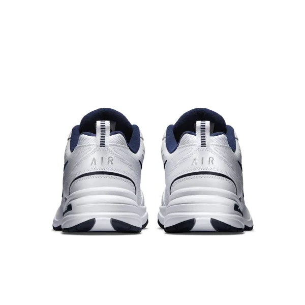 Nike Air Monarch IV Men's Training Shoes - White/Navy/Silver