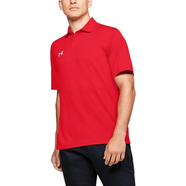 Under Armour Men's Red Team Performance Polo