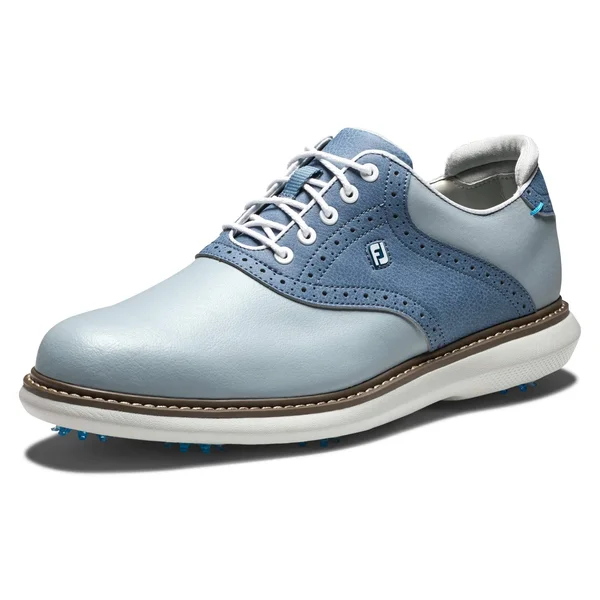 FootJoy Men's Traditions Classic Golf Shoes Size 11 - Gray/White/Blue