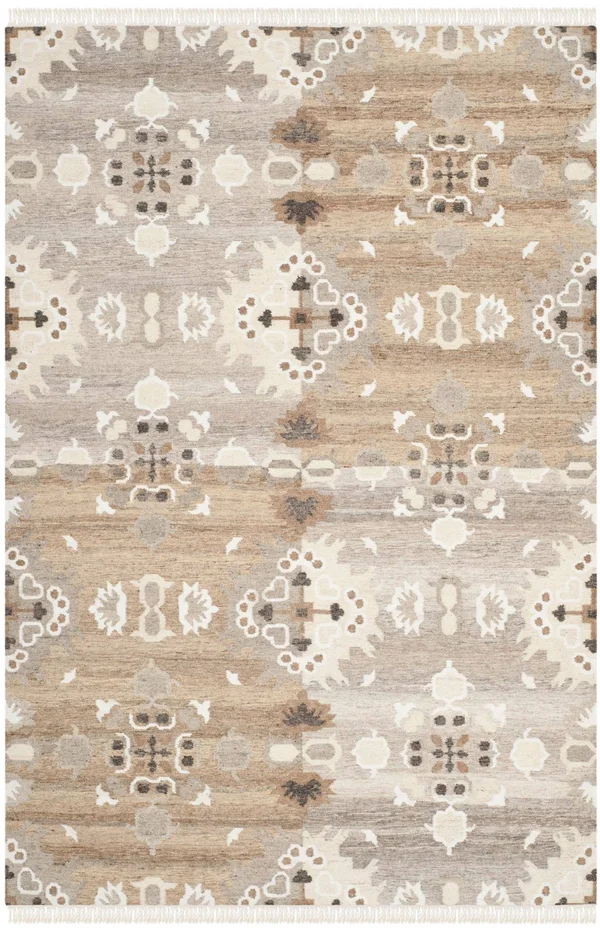 Safavieh Natural Kilim Grey Area Rug - Runner 2&3x22 x 6&