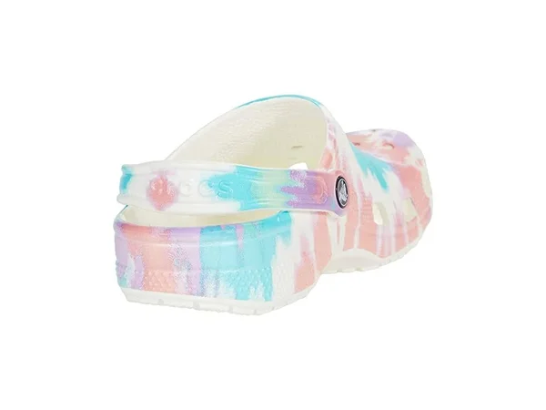 Crocs Fresco - Multi Classic Tie-Dye Graphic Clog Shoes