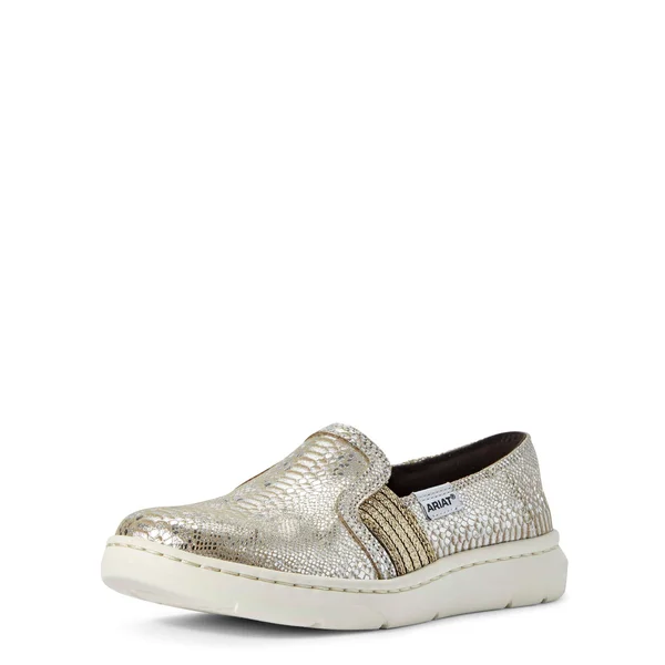Ariat Women's Ryder Casual Shoes - Silver Snake Print