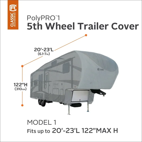 Classic Accessories RV Polypro 1 - 5th Wheel Cover