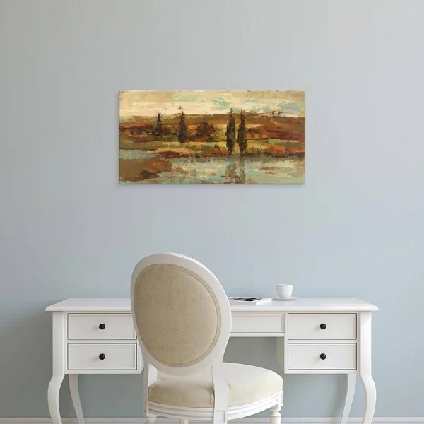 Easy Art Prints Silvia Vassileva's 'Hot Day by The River' Premium Canvas Art (40 x 20)