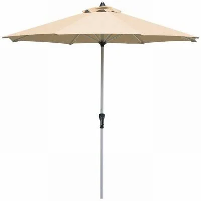 Plyler 108x22 x 108x22 Market Umbrella Arlmont & Co. Fabric Color: Beige