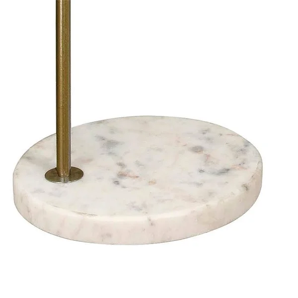 Furniture of America Boa Marble Base 86x22 Arch Floor Lamp in Antique Gold - IDF-L76931AB