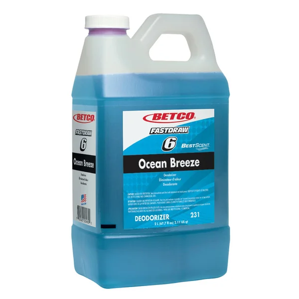 Betco BestScent Air Freshener Ocean Breeze 2 LITER Case of 4 Bottles