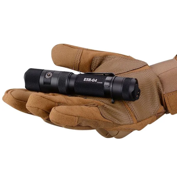 Powertac E5R-G4 Rechargeable LED Flashlight - Cree XHP35 - 1800 Lumens - Include