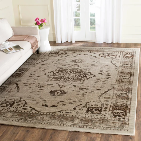 Safavieh Evoke EVK509B 5&1x22 x 7&6x22 Beige - Brown Area Rug