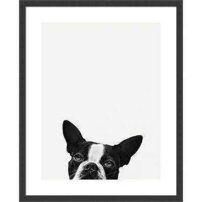 Loyalty (Dog) -Photograph Print on Paper Wrought Studio Size: 31x22 H x 25x22 W x 0.75x22 D - Format: Simply Satin Black