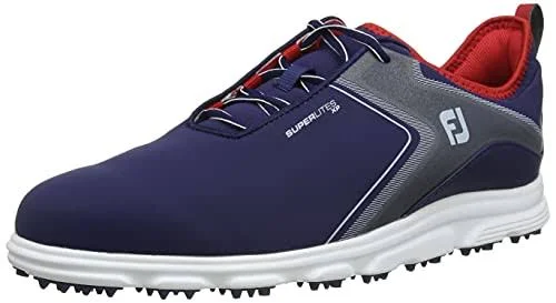 FootJoy Men's Golf Shoes - Navy White, 8