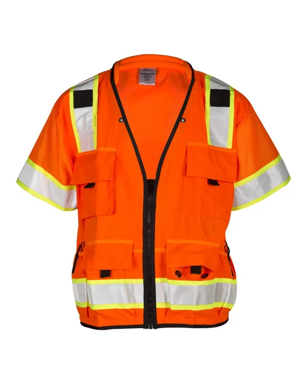 ml Kishigo Professional Surveyors Vest - 5XL, Orange