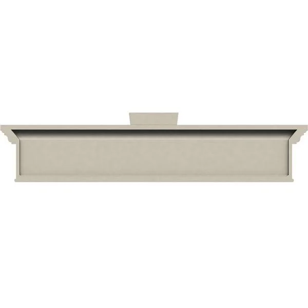 Ekena Millwork CRH07X174BTKF 174x22 Bottom Width x 178x22 Top Width x 7 1/4x22H x 1x22P - Craftsman Crosshead with Bottom Trim w