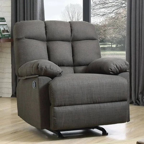 Glory Furniture Ward G761A-RC Rocker Recliner, Black