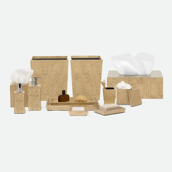 Pigeon & Poodle Callas Tissue Box - White