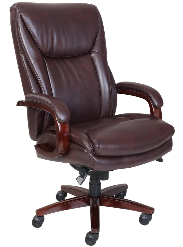 La-Z-Boy Edmonton Big and Tall Executive Office Chair, Coffee Brown