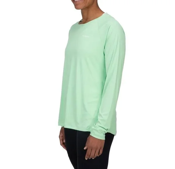 Simms Women's Solarflex Crewneck, Melon, XXL