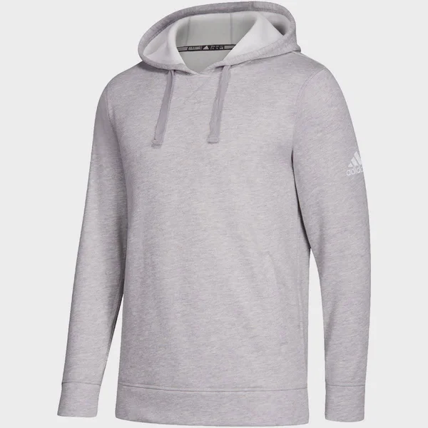 Adidas Fleece Sportswear Hoodie, Light Heather Grey, Men's Light Heather Grey, L