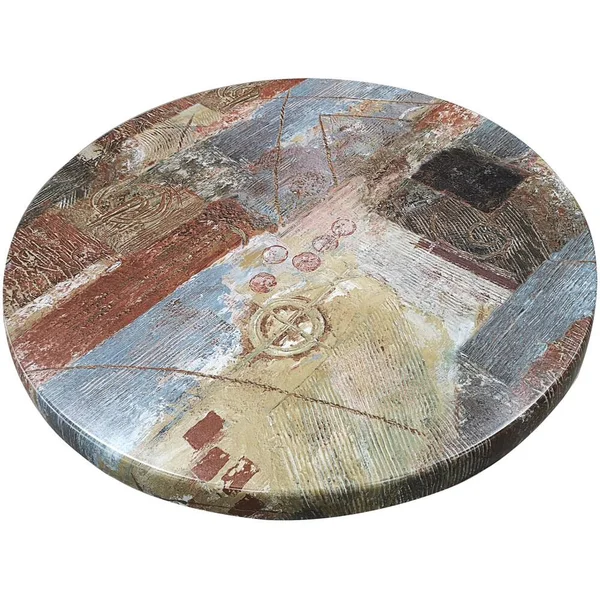 American Tables & Seating ATO36-222 36x22 Round Yangon Isotop Outdoor Tabletop