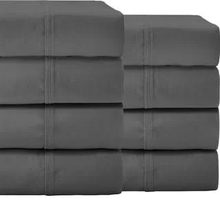 Bare Home Wholesale Bed Sheet Sets - Premium 1800 Ultra-Soft Double Brushed Microfiber - Bulk Pack - Size: Twin-XL, Gray