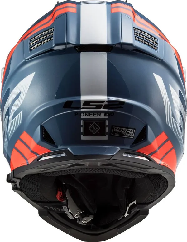 LS2 - Helmet MX436 Pioneer Evo Evolve White - Cobalt - Size L