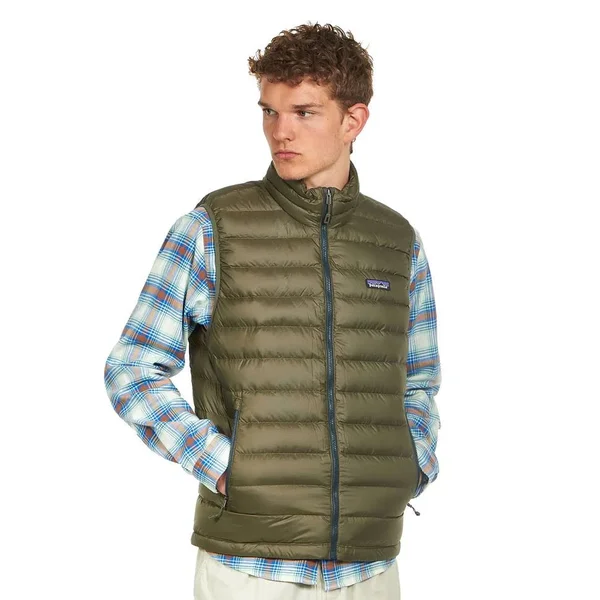 Patagonia Down Sweater Vest - Industrial Green - S - Men