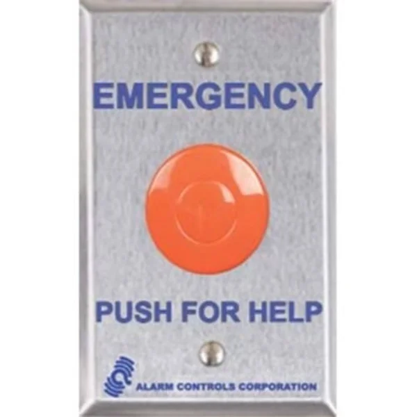 Alarm Controls PBL-1 Push Button, Red